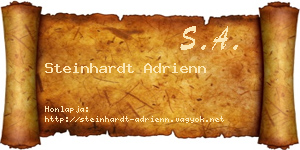 Steinhardt Adrienn névjegykártya